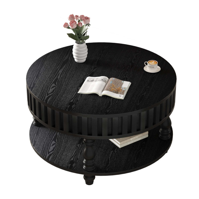 Table basse Farmhouse, Noir