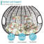Quinnesec Double Swing Chair with Stand
