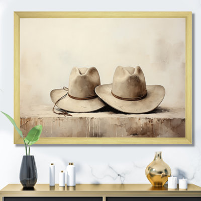 Cowboy Hat Minimalism Style III - Cowboys Wall Decor