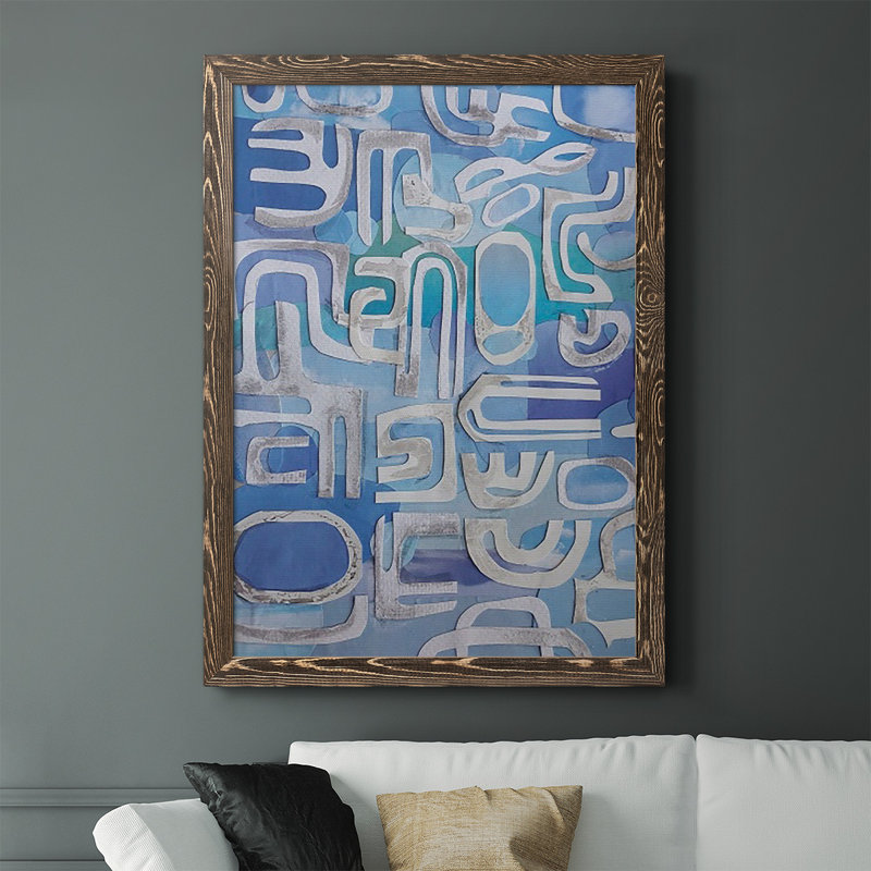 Shakia Siesta Key, peinture sur toile encadrée, H 37,5 po x l 27,5 po x P 1 po, Noyer