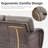 Harbor 3-Seater Outdoor Sofa - T-Shaped High Back & 5-Inch Cushions, All-Weather PE Rattan For Patio, Garden, Balcony Lounging-1308586697