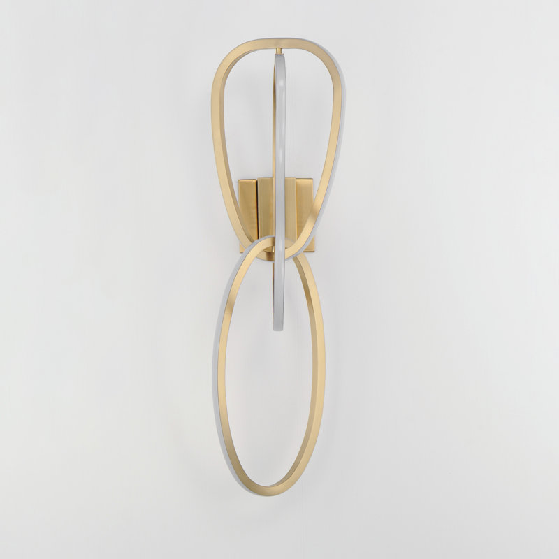 Coeyn-Wall Sconce, Brushed Champagne
