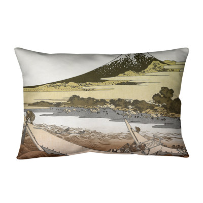 Coussin lombaire en lin shore of tago bay