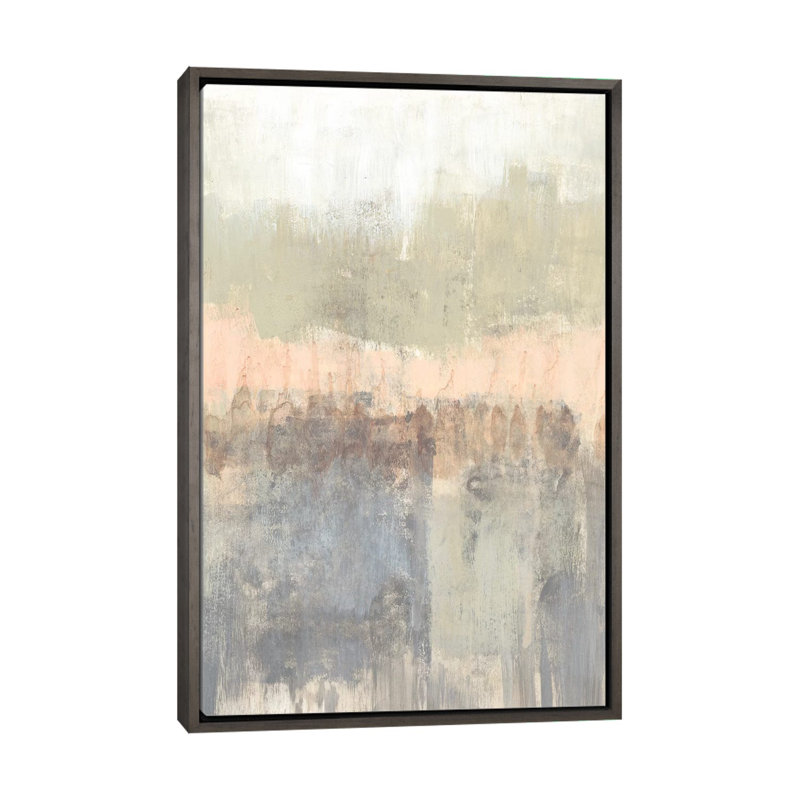«Blush Neutrals I», reproduction d'art sur toile encadrée, Gris, H 48 po x l 32 po, Impression encadrée sans passe-partout