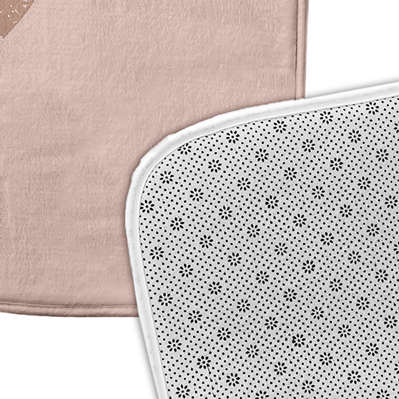 Tapis de bain Nautical Nights, L 21 po x L 34 po, Rose
