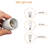 6-Pieces Ceramic E26 Medium Socket Holder Lamp Fixture with 18-AWG Wire