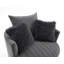 Chaise ronde touffetée et pivotante-2049679720