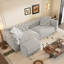 Canapé-lit convertible Nithsdale avec repose-pieds mobile-1028339600