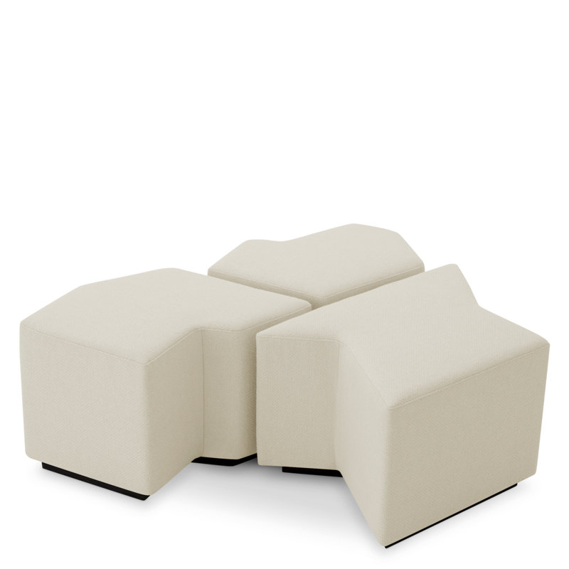 Solid + Manufactured Wood Accent Stool