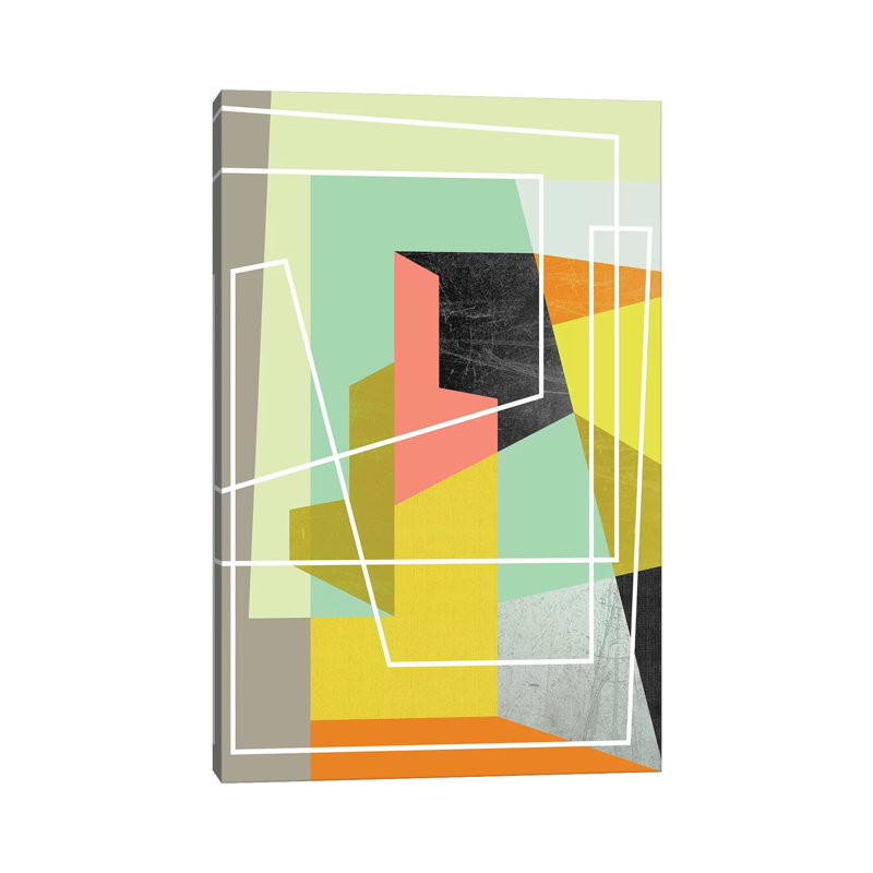 Color Block II 1 Piece Wrapped Canvas Wall Art, 45.72cm H x 30.48cm W