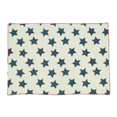 Cotton Geometric Rectangle Placemat