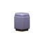 Chit Chat  Swivel Ottoman in Anniston Tangerine-825067834