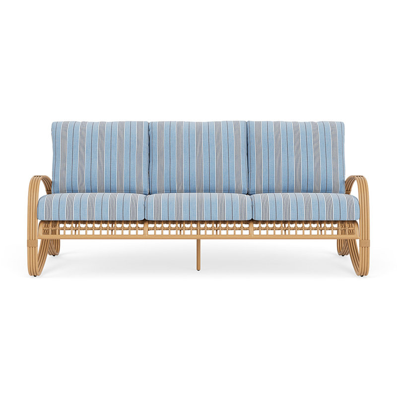Riviera Outdoor 3 - Seat Patio Sofa, Hansen Sky