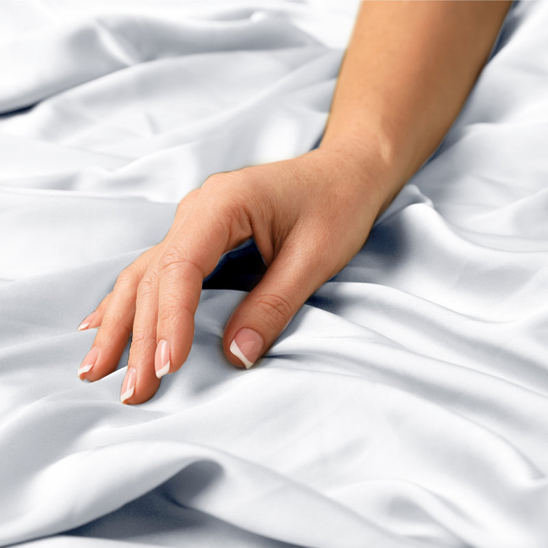 Martex Brrr Solid King Soft Blue Sheet Set, King (76x80), Soft Blue