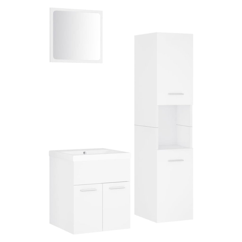 Gelena Bathroom Furniture Suite, White