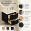 Ensemble de meuble-lavabo mural 24 po avec comptoir en acrylique 24 po-1311299871-1311299840