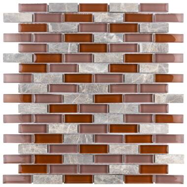 MSI Take Home Sample - Luxor Valley Brick Luxor Valley Brick 6 in. x 6 in.  Polished Multi-Surface Floor and Wall Tile SH-LV-8MM-SAM - The Home Depot