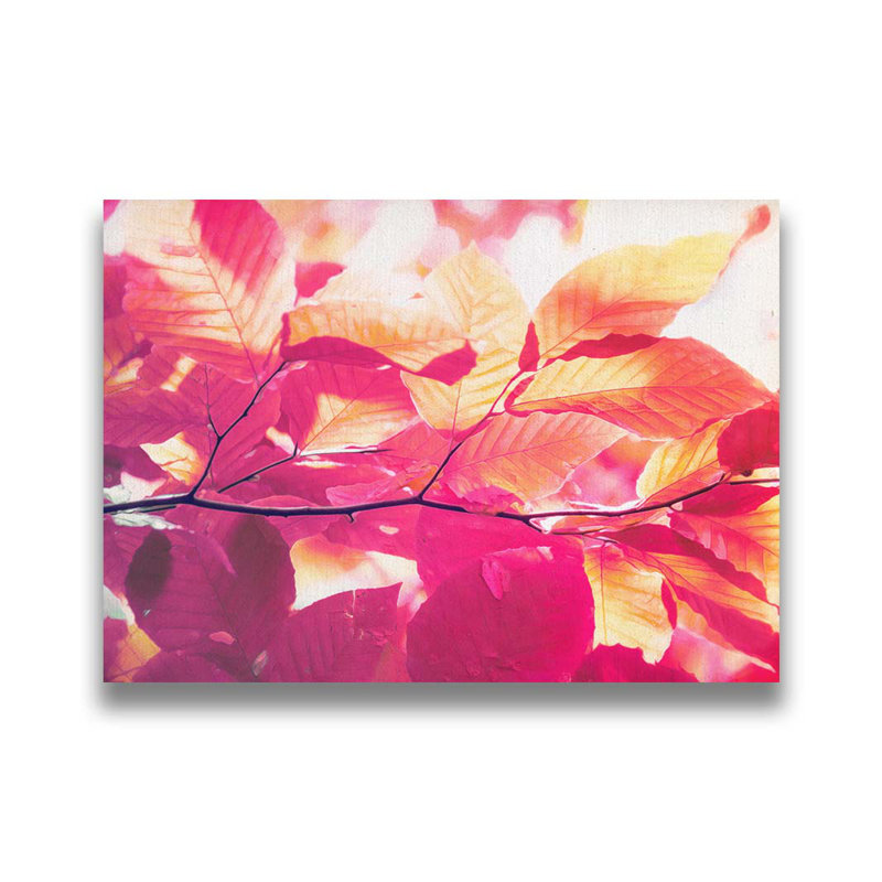 Autumn Muse par Hal Halli. Impression sur papier - Montée et encadrée, H 34 po x l 44 po