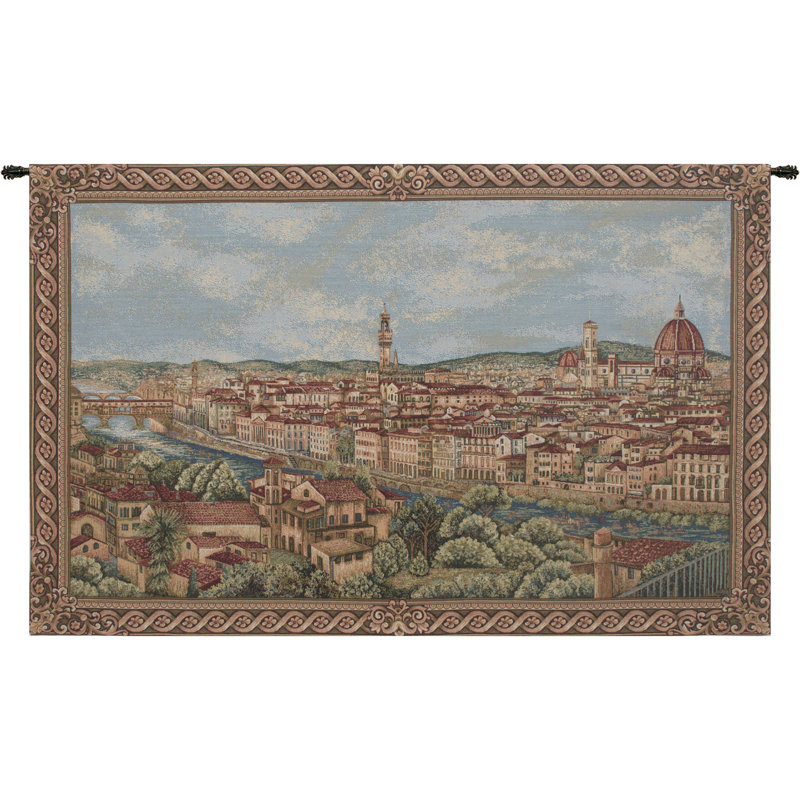 Loom Woven Cotton Blend Wall Hanging, 25" H x 41" W