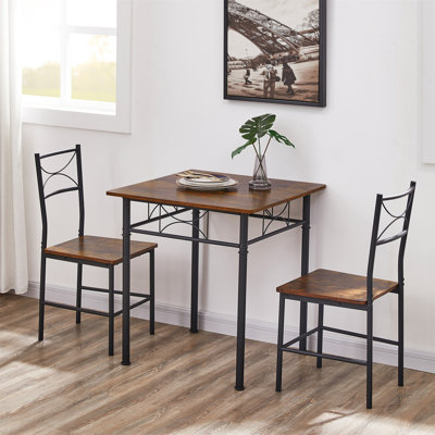 Ensemble repas carré L 27,5 po x l 27,5 po Attayac