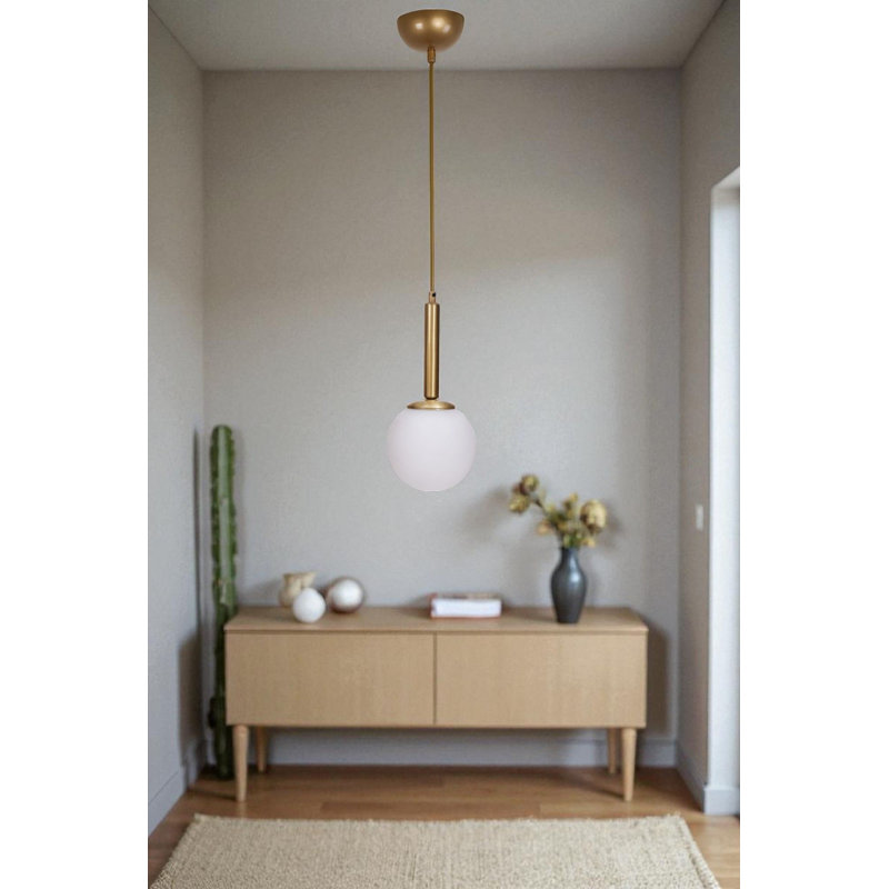 Lustre, Blanc / Doré