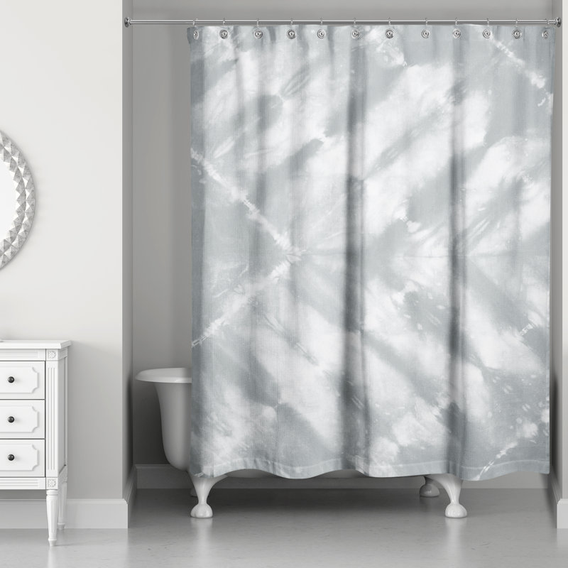 Rideau de douche simple Sonoma, Gris