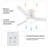 48" Lowe Profile Ceiling Fan with Light-837380089-836663511