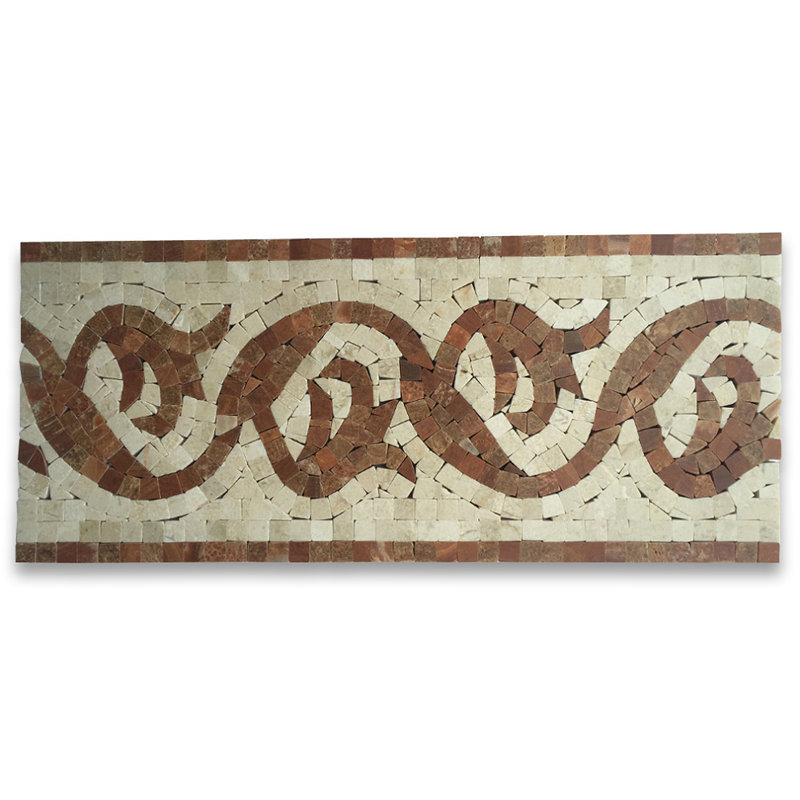 Carrelage mural en mosaïque 7 po x 16 po
