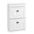 White Vintage Wood Grain Effect/Black selected