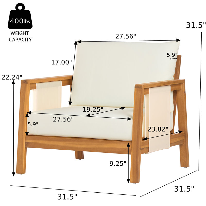 Chaise avec accoudoirs Teddy