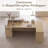 86.6“ L-Shaped Modern Reception Desk With Locking Drawer, LED Lights & Built-In Outlets, For Cashier Counter, Salon, Office And Customer Service Front Desk