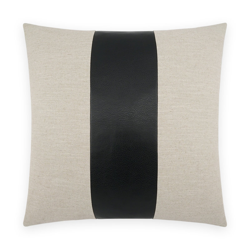 Rodeo Pillow Cover & Insert, Black, Square 24"