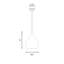 Kendrick 1-Light Single Bell Pendant in Natural Brass-18793805
