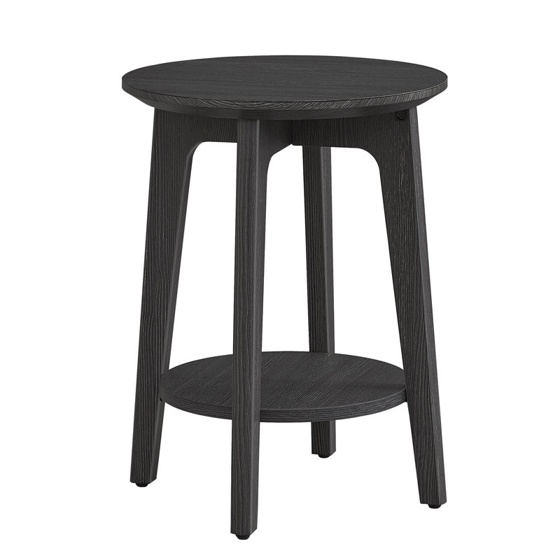 Krish End Table, Charcoal Gray