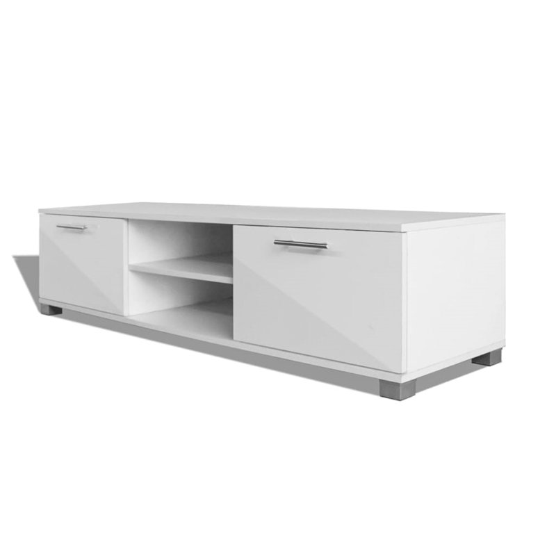 Aspen Hill TV Stand, High-gloss White, 140 cm