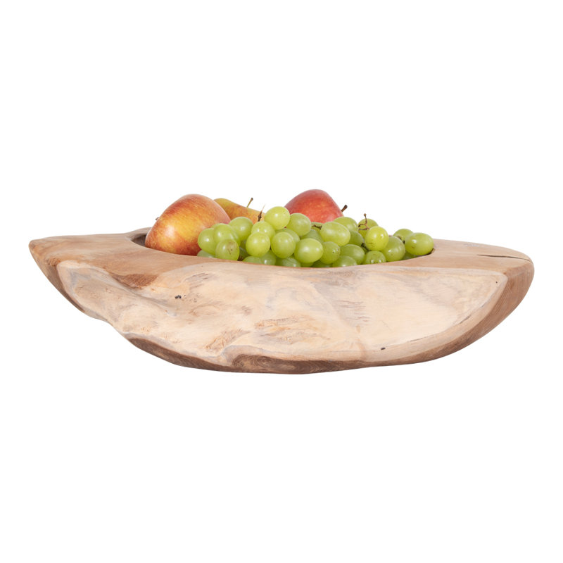 Jaylan Wood Decorative Bowl