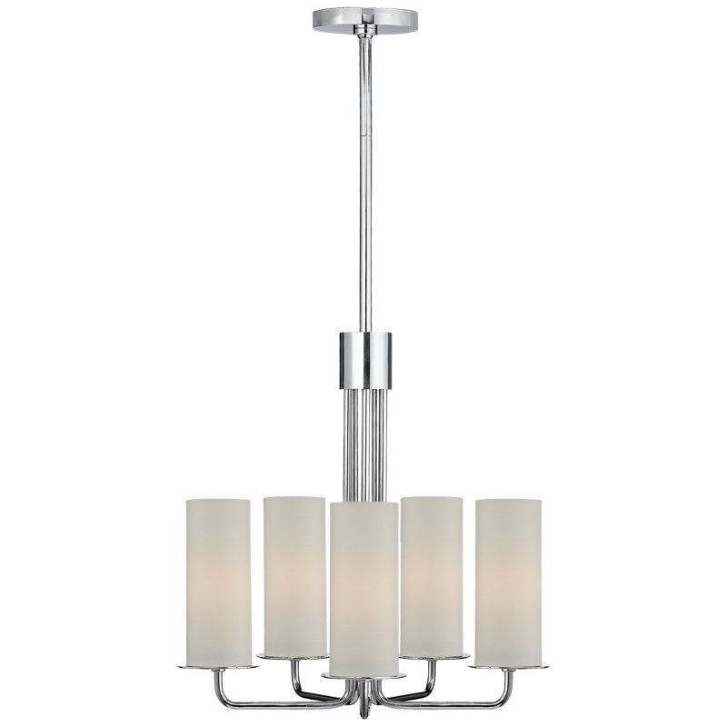 Larabee 5 - Light Chandelier, Polished Nickel