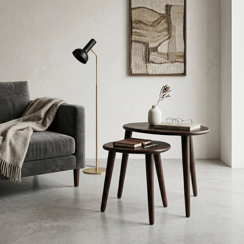 Elm Home And Garden Soho Mango Wood Nest of Tables
