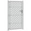 180cm H x 110cm W Steel Gate
