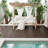 12'' L x 12'' W x 1.0"H Wood Interlocking Deck Tile-91457505