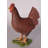 Brishen Red Chicken Life Size Statue