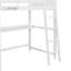 Lit mezzanine avec tiroirs et bureau intégré, lit mezzanine en bois avec tablettes pour un rangement peu encombrant-184634841