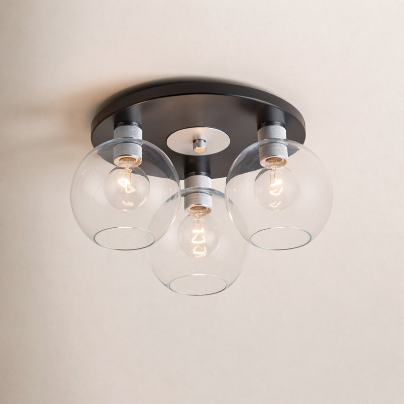 Davian Glass Flush Mount