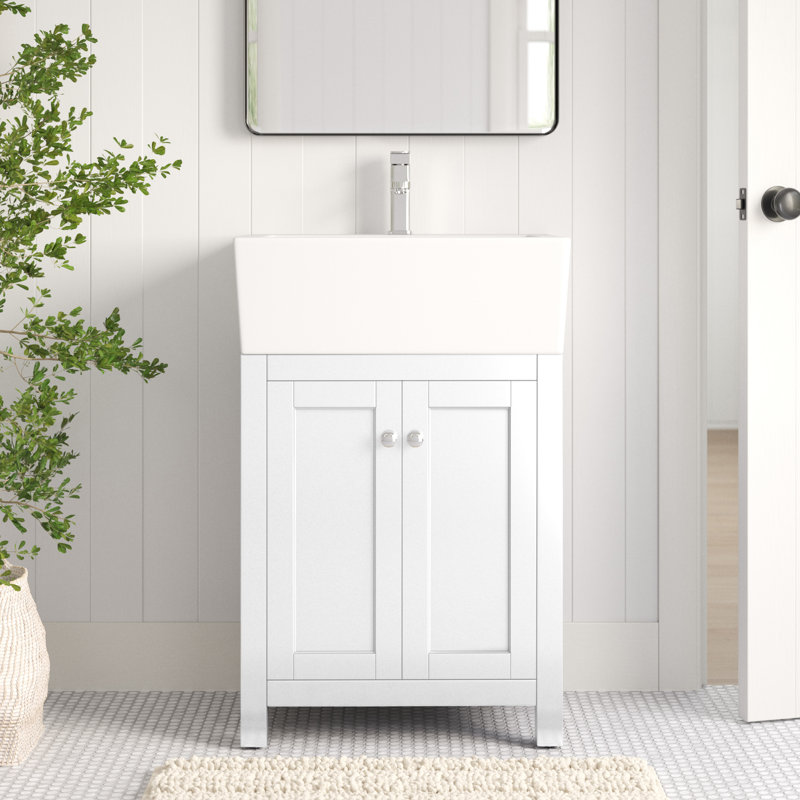 Ensemble de meuble-lavabo simple 23 po Faryn, Blanc