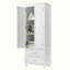Armoire de rangement de salle de bain avec 2 tiroirs-1541459470