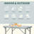 Folding Camping Table With Height Adjustability, Lightweight Portable Table With Carry Handle, Outdoor Folding Table Camping Accessories