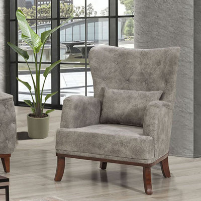 Upholstered Wingback Chair