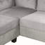 Canapé modulaire de 105 po avec repose-pieds avec rangement, canapé en L avec 2 coussins et porte-gobelets, canapé modulaire avec méridienne réversible pour le salon-1679939063