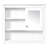 32" Bathroom Wall Cabinet Mirror, 4 Shelf Storage, Modern Bath Style With Adjustable Shelves, Neat Look-649441186