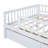 Kallel Daybed with Two Drawers and Guardrails-88414494-88414493